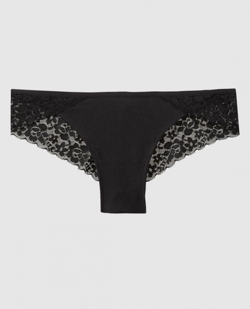 La Senza Cheeky Panty Women\'s Underwear Black | XLvmxCs2