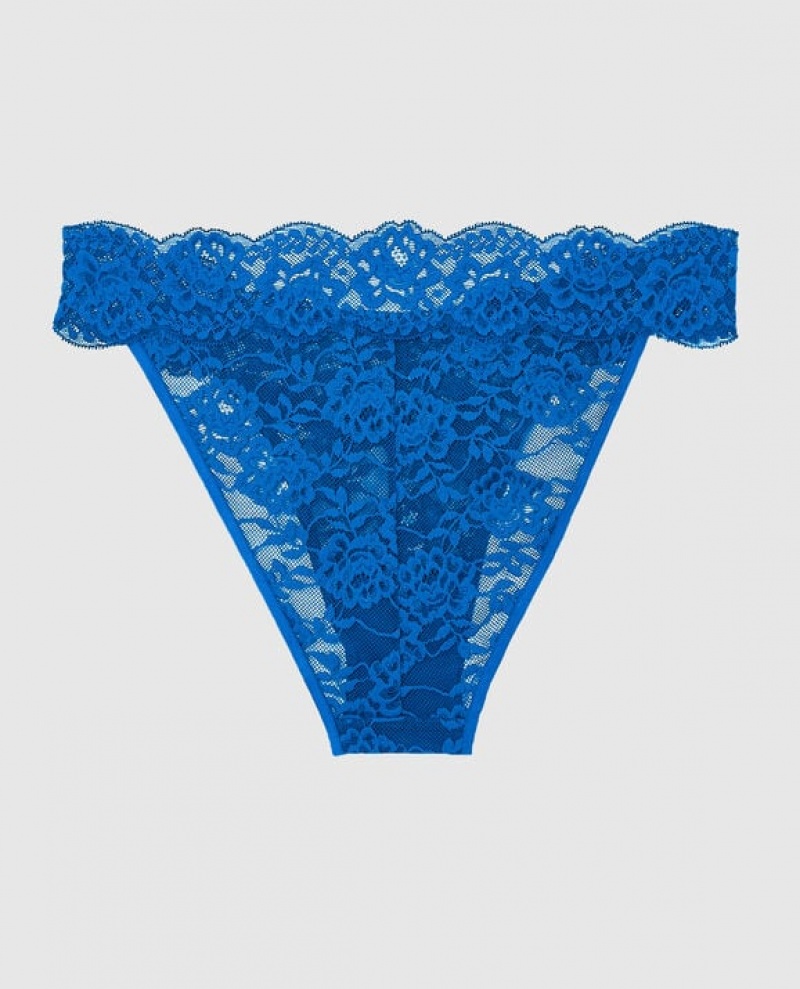 La Senza Cheeky Panty Women's Underwear Deep Blue | 2VV19Ito