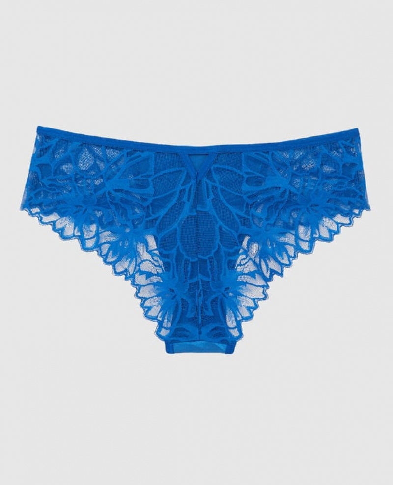 La Senza Cheeky Panty Women's Underwear Deep Blue | jJczSApn