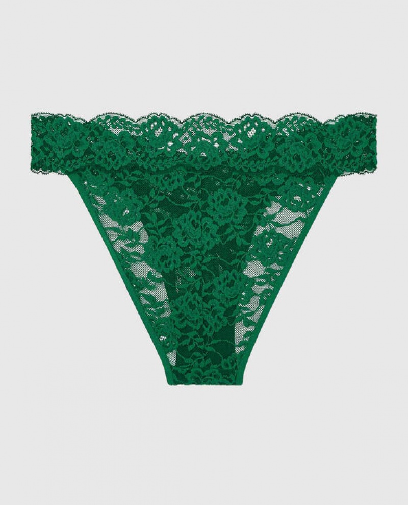 La Senza Cheeky Panty Women's Underwear Green | ExjJ96oR