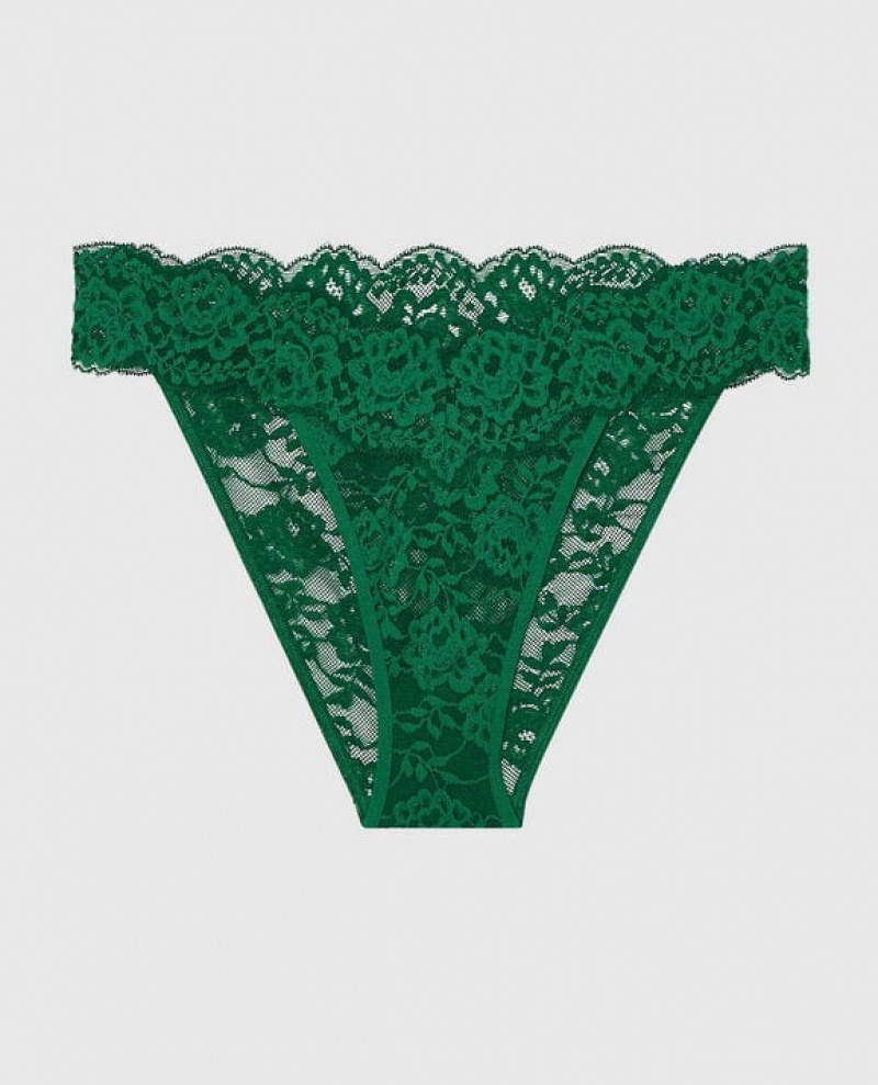 La Senza Cheeky Panty Women\'s Underwear Green | ExjJ96oR