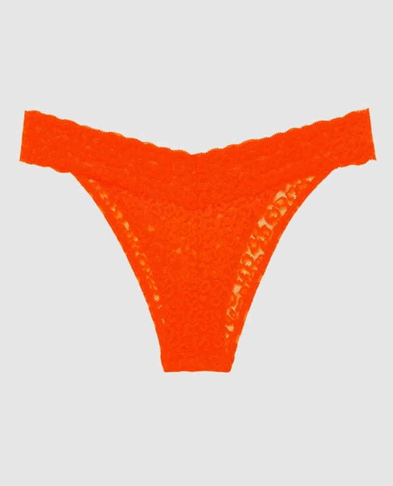 La Senza Cheeky Panty Women's Underwear Hot Glow | QnZznlSJ