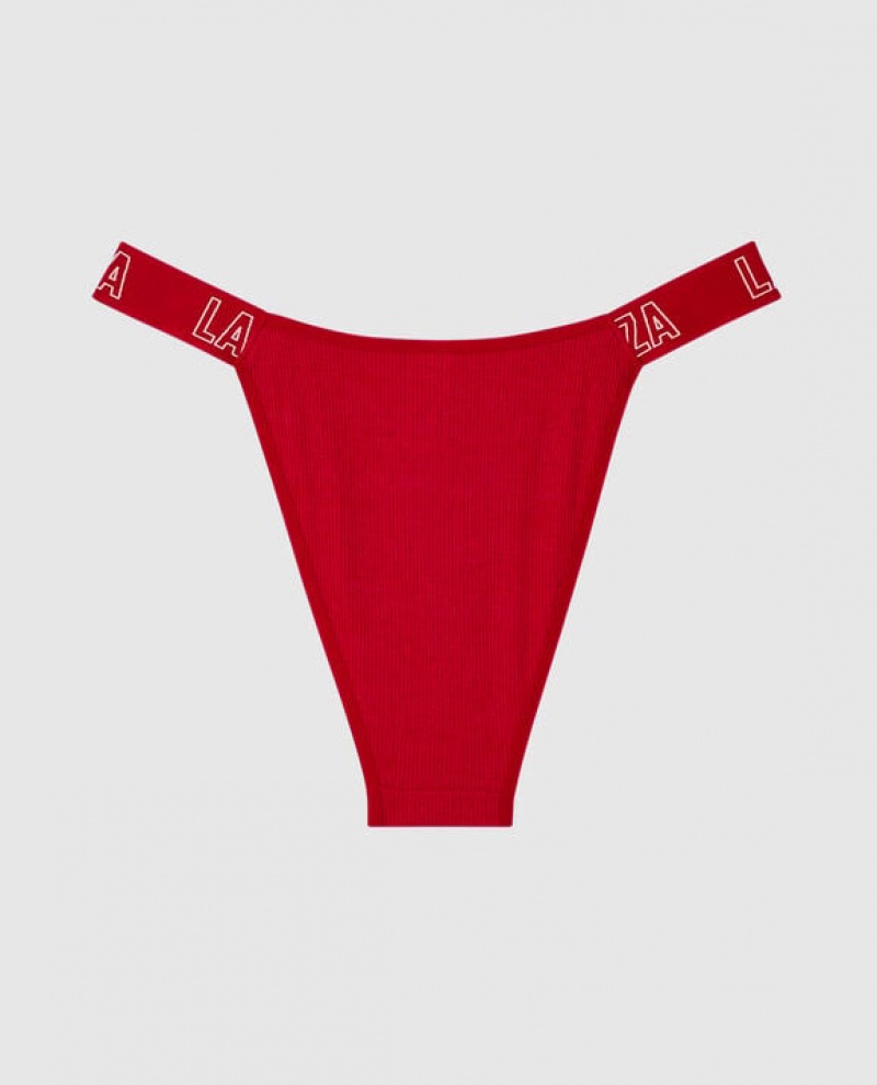 La Senza Cheeky Panty Women's Underwear Red | aokiGVz3