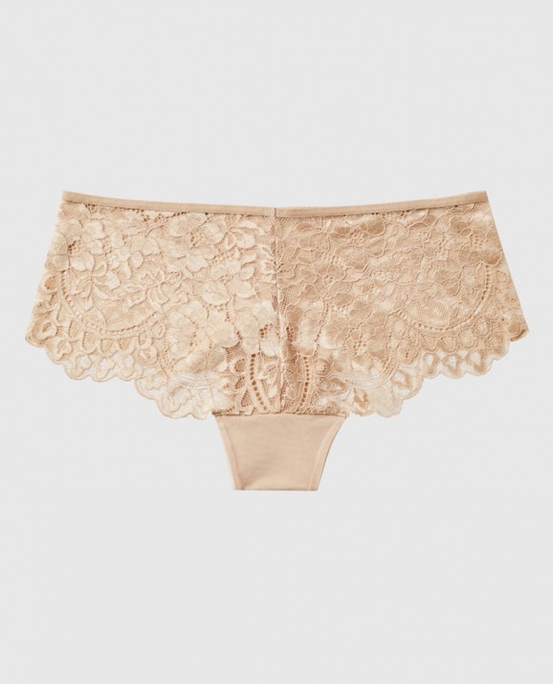 La Senza Cheeky Panty Women's Underwear Rose Brown | tjJgjwY2