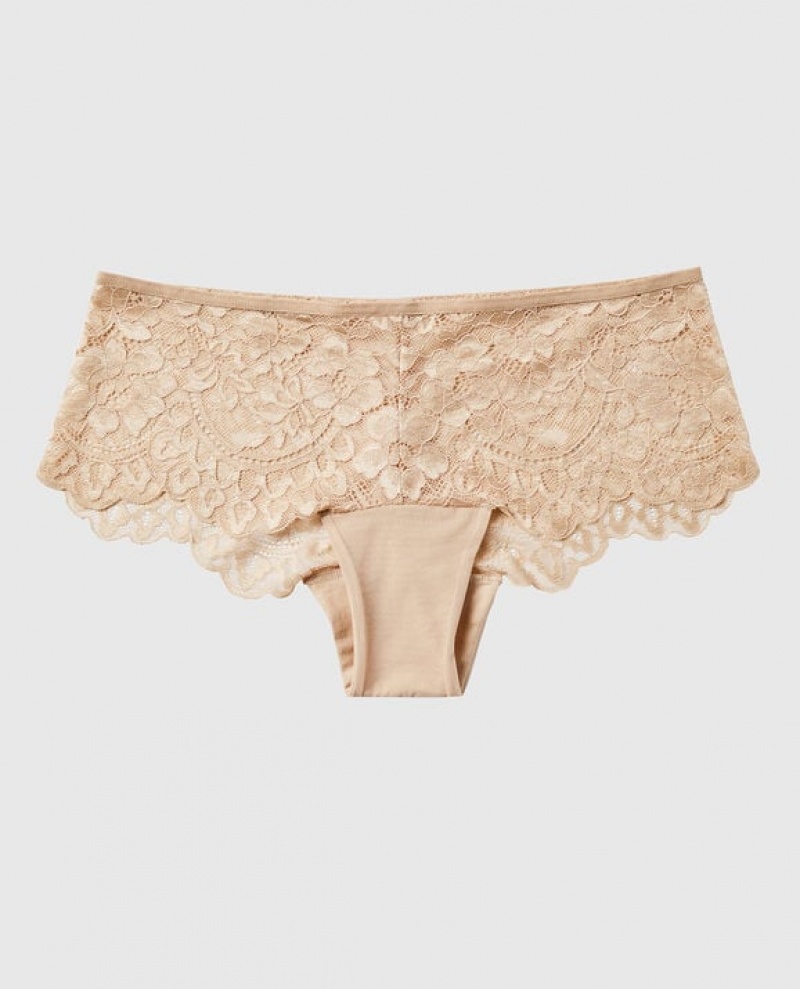 La Senza Cheeky Panty Women\'s Underwear Rose Brown | tjJgjwY2