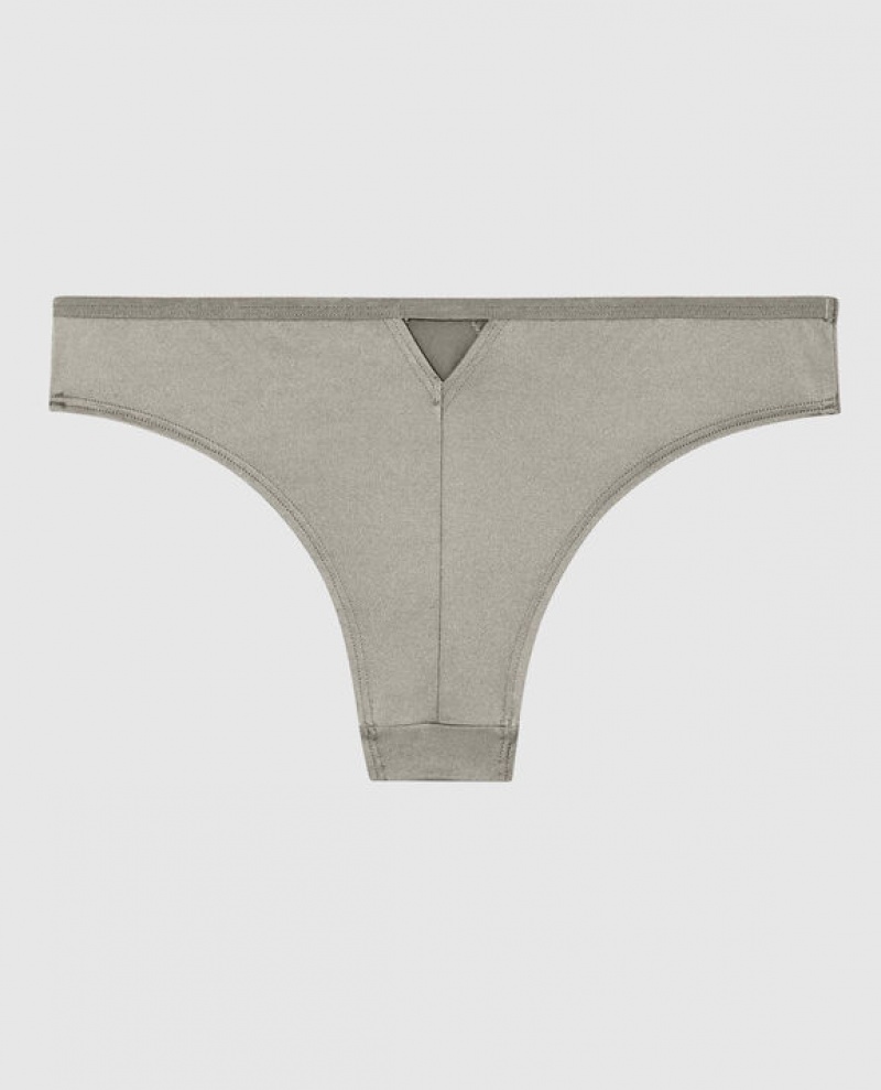 La Senza Cheeky Panty Women's Underwear Silver | UXs7Nhj8