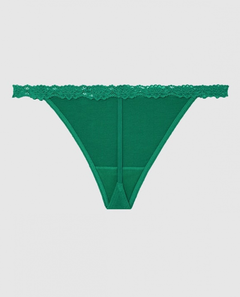 La Senza G-String Panty Women's Underwear Green | fm5nSUD8