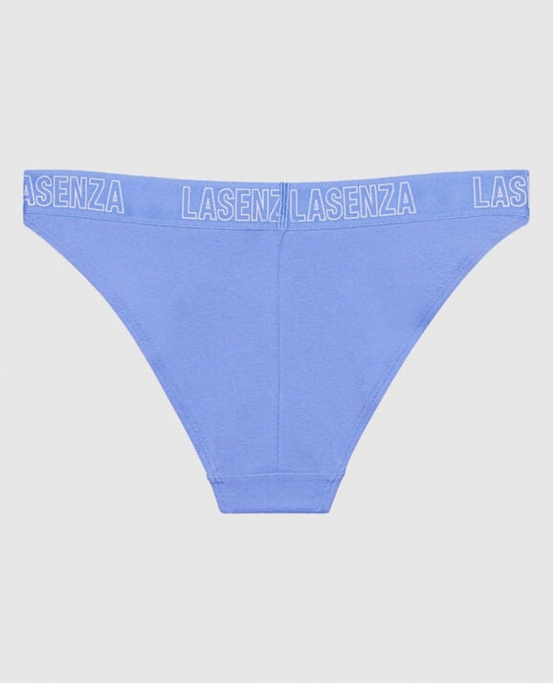 La Senza High Leg Cheeky Panty Women's Underwear Blue | NCFPCPAq