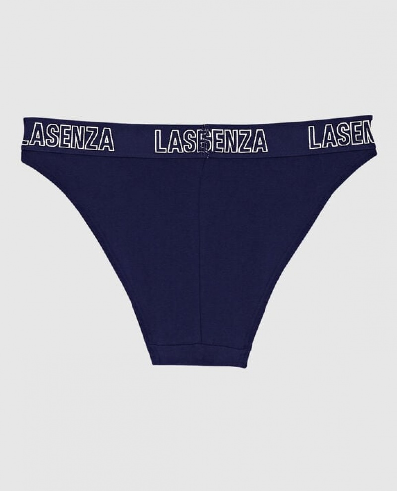 La Senza High Leg Cheeky Panty Women's Underwear Ocean Cavern | gxnXmECz