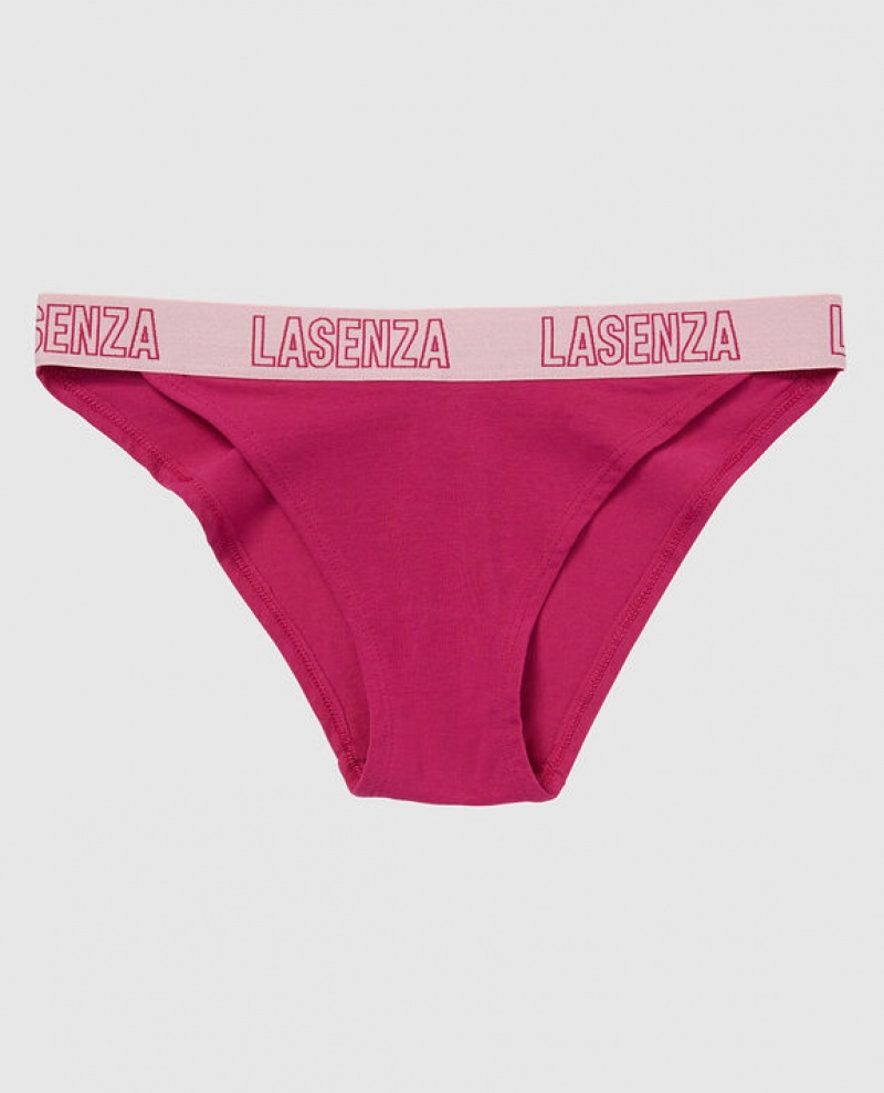 La Senza High Leg Cheeky Panty Women\'s Underwear Fuchsia | GmePuLZx