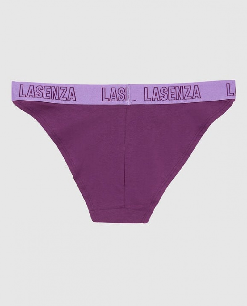 La Senza High Leg Cheeky Panty Women's Underwear Purple | 4bEu8zq0