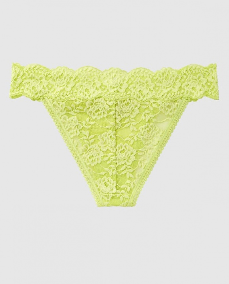 La Senza High Leg Cheeky Panty Women's Underwear Green | f5cbWWOA