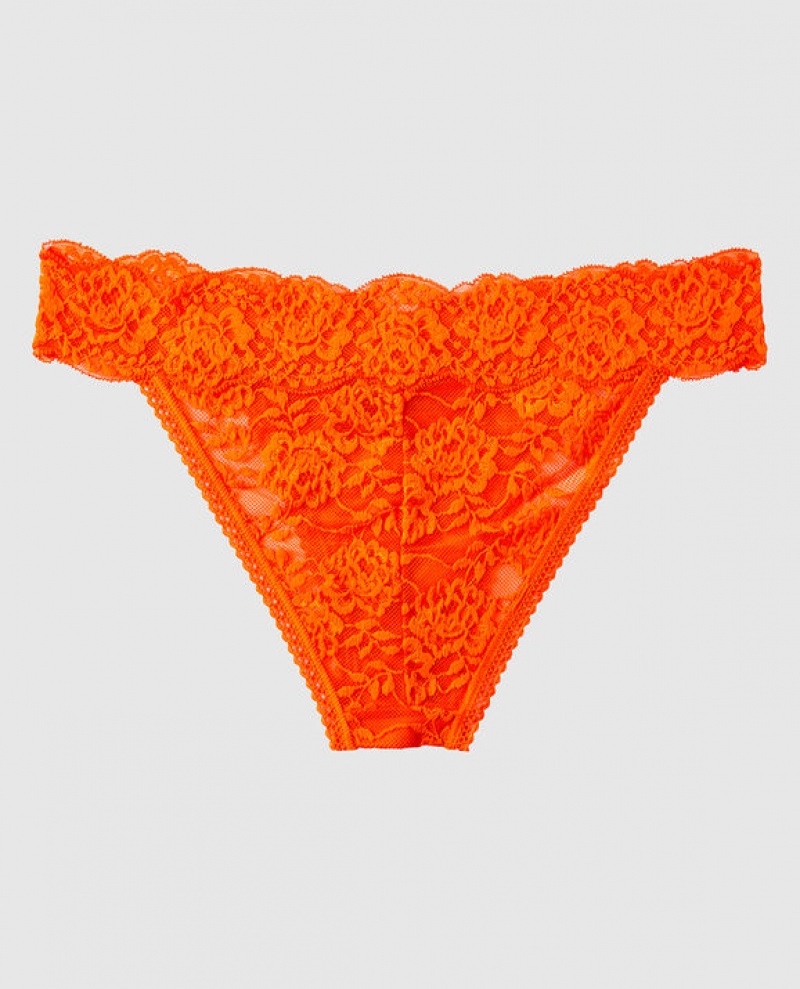 La Senza High Leg Cheeky Panty Women's Underwear Orange | YICI5T3j