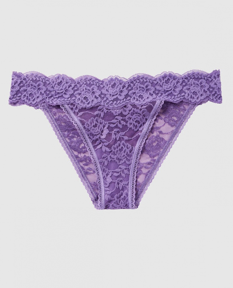 La Senza High Leg Cheeky Panty Women\'s Underwear Purple | udhQOfmx