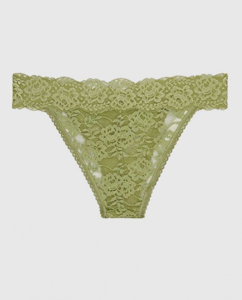 La Senza High Leg Cheeky Panty Women's Underwear Fern | v0zNYwxa