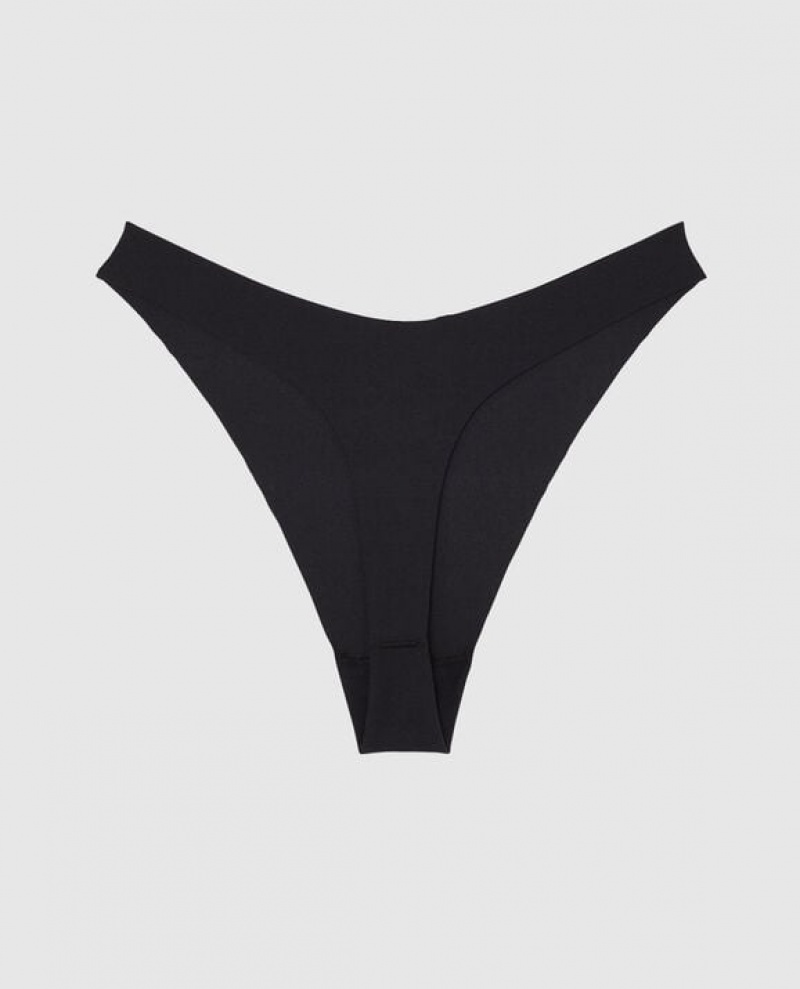 La Senza High Leg Thong Panty Women's Underwear LZA Graphic | CXFSsZaA