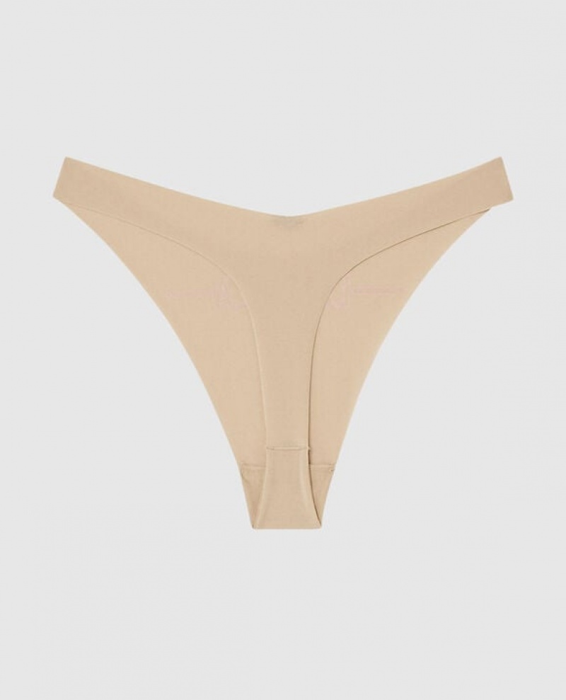 La Senza High Leg Thong Panty Women's Underwear Pink | YUyQeK49