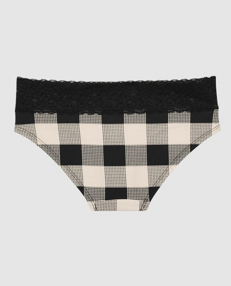 La Senza Hipster Panty Women's Underwear Festive Check | 8UGwjvaG