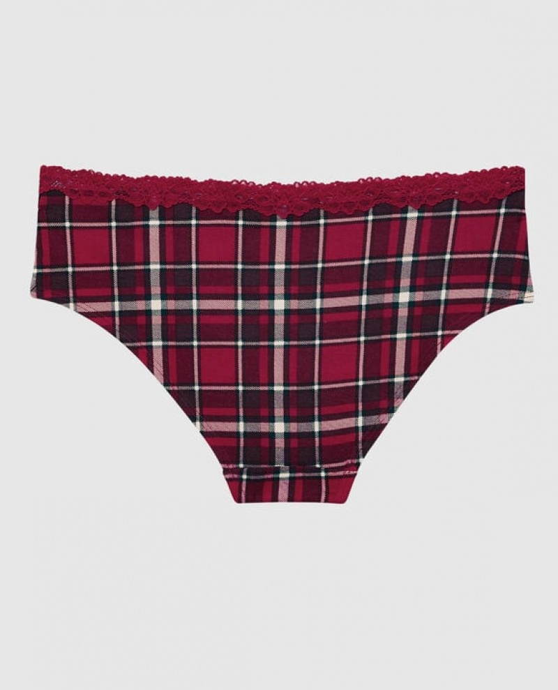 La Senza Hipster Panty Women's Underwear Party Plaid | oOLbROPv