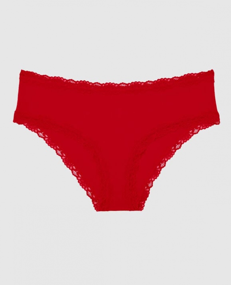 La Senza Hipster Panty Women\'s Underwear Red | ta50QJ5o