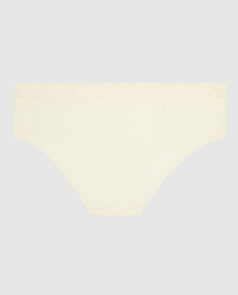 La Senza Hipster Panty Women's Underwear Cream | 97TjCpaY