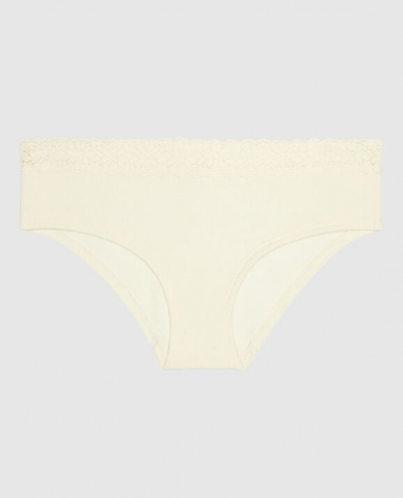 La Senza Hipster Panty Women\'s Underwear Cream | 97TjCpaY