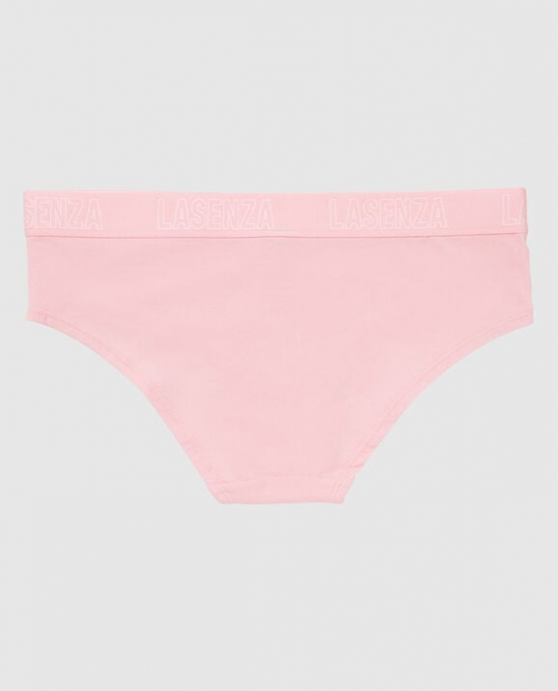 La Senza Hipster Panty Women's Underwear Pink White | wdyc8SB3