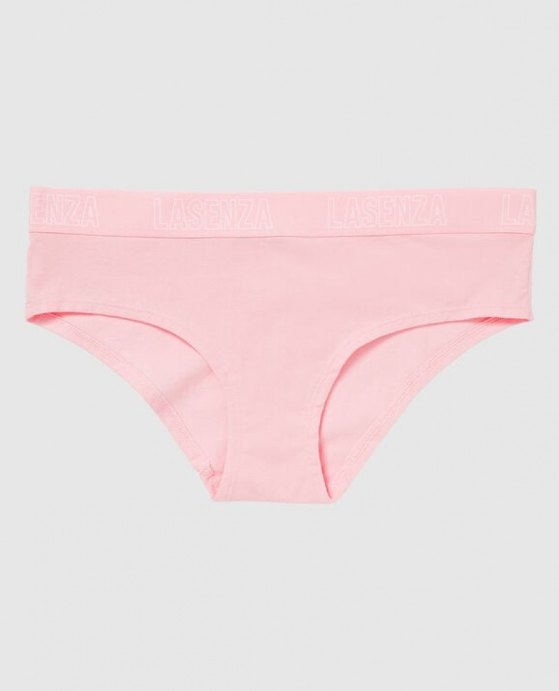 La Senza Hipster Panty Women\'s Underwear Pink White | wdyc8SB3