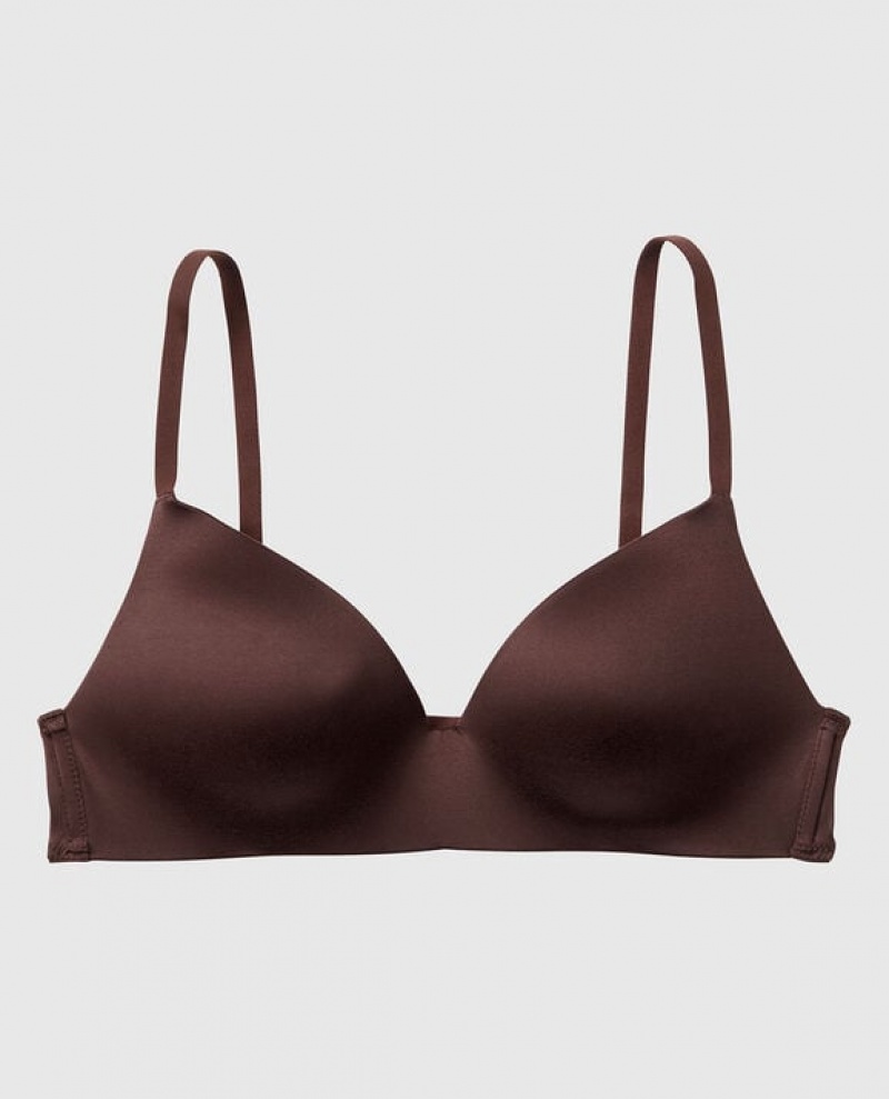 La Senza Light Push Up Wireless Women\'s Bras Beige | edydWRwa