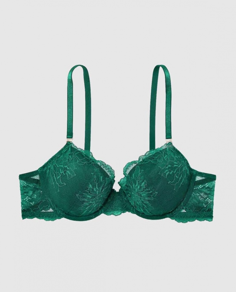 La Senza Lightly Lined Demi Women\'s Bras Green | WqUQdvt7