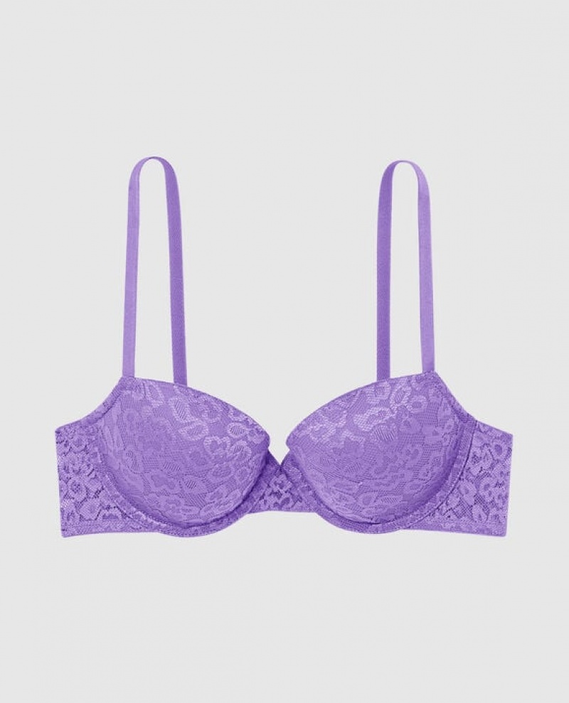 La Senza Lightly Lined Demi Women\'s Bras Flower | G4ClRFC7