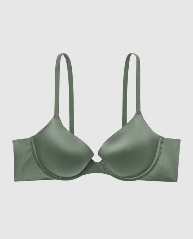 La Senza Lightly Lined Demi Women\'s Bras Dark Forest | 9fE5OTMR