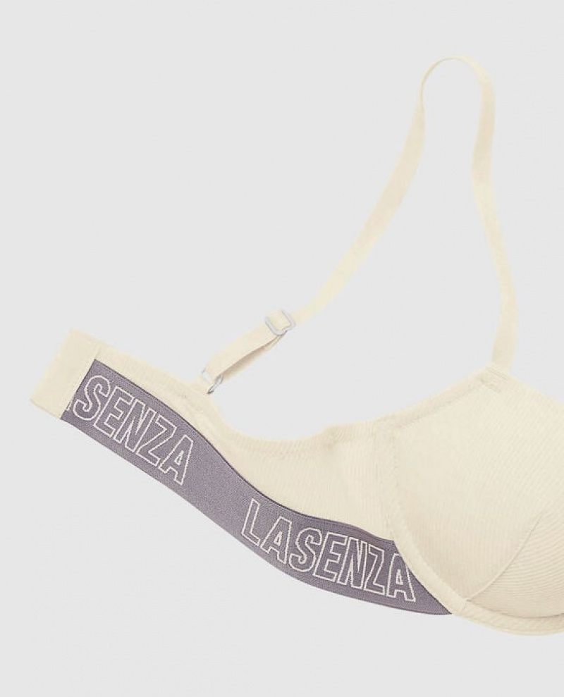 La Senza Lightly Lined Demi Women's Bras Pearl | bf093e9g