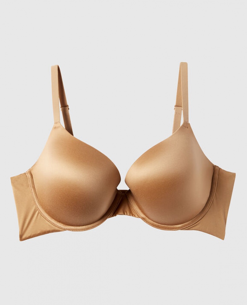 La Senza Lightly Lined Demi Women's Bras Pecan | zOXBvCFg