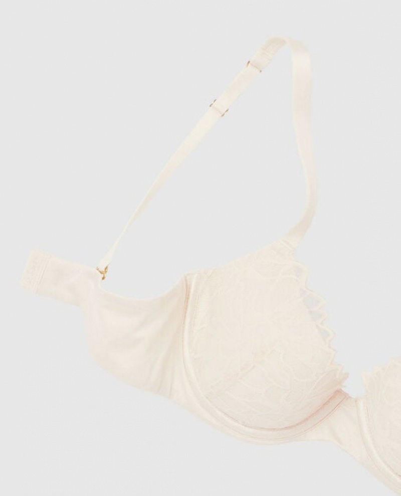 La Senza Lightly Lined Full Coverage Women's Bras Pearl | VN4aR8HL