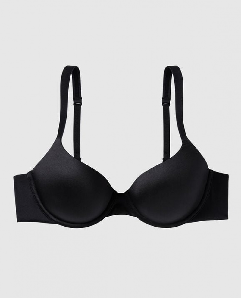 La Senza Lightly Lined Full Coverage Women\'s Bras Black | uSia26KX