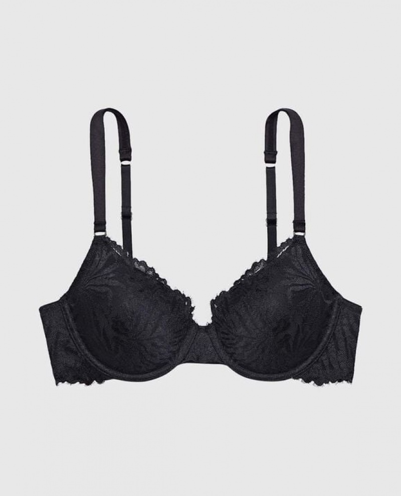 La Senza Lightly Lined Full Coverage Women\'s Bras Black | kYL6rFxj