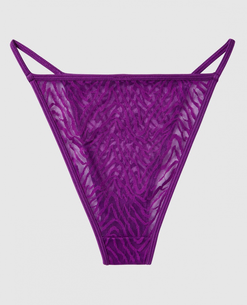 La Senza Mini Cheeky Panty Women's Underwear Purple | lP8vDUdA