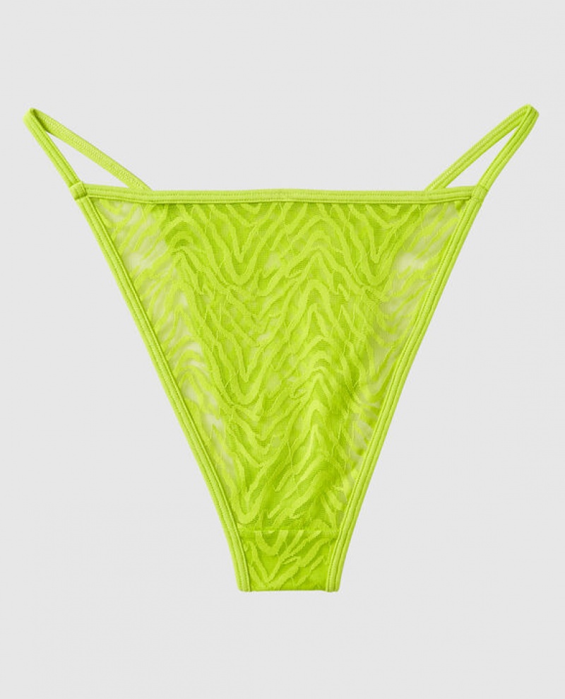 La Senza Mini Cheeky Panty Women's Underwear Limelight | cYb9YZ32