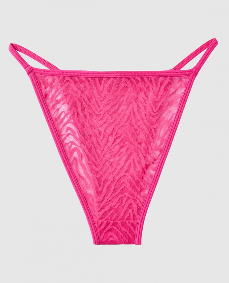 La Senza Mini Cheeky Panty Women's Underwear Pink | T4PCKV2r