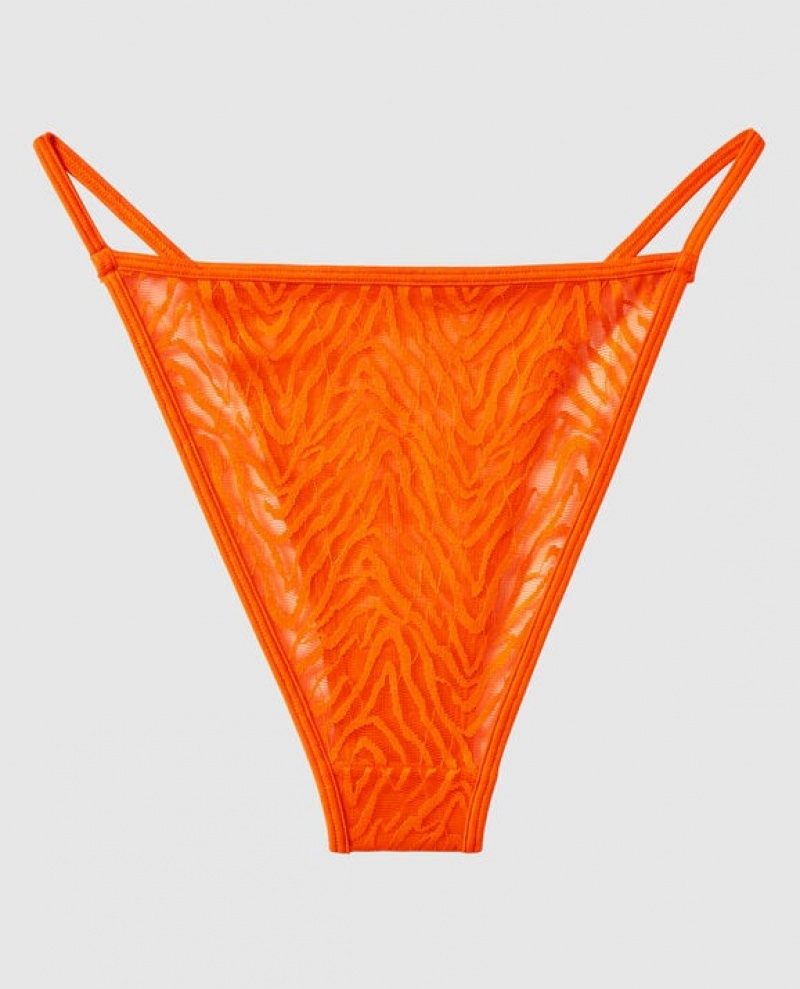 La Senza Mini Cheeky Panty Women's Underwear Orange | dOz9ROaF