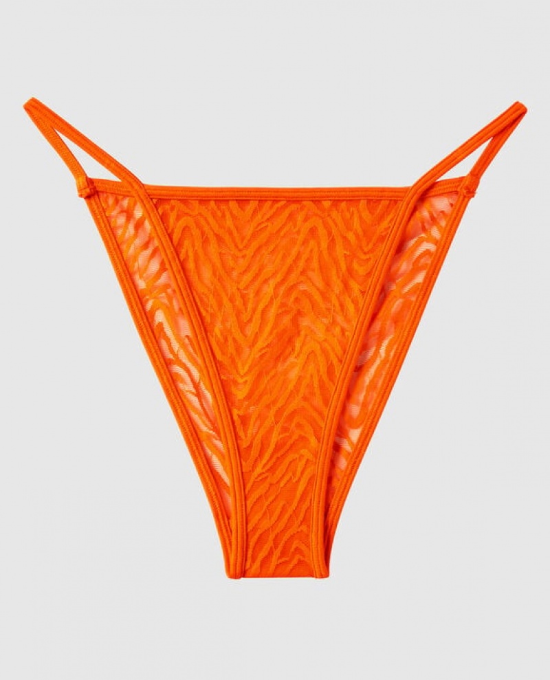 La Senza Mini Cheeky Panty Women\'s Underwear Orange | dOz9ROaF