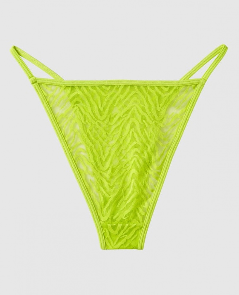 La Senza Mini Cheeky Panty Women's Underwear Limelight | 5VMwDo1w