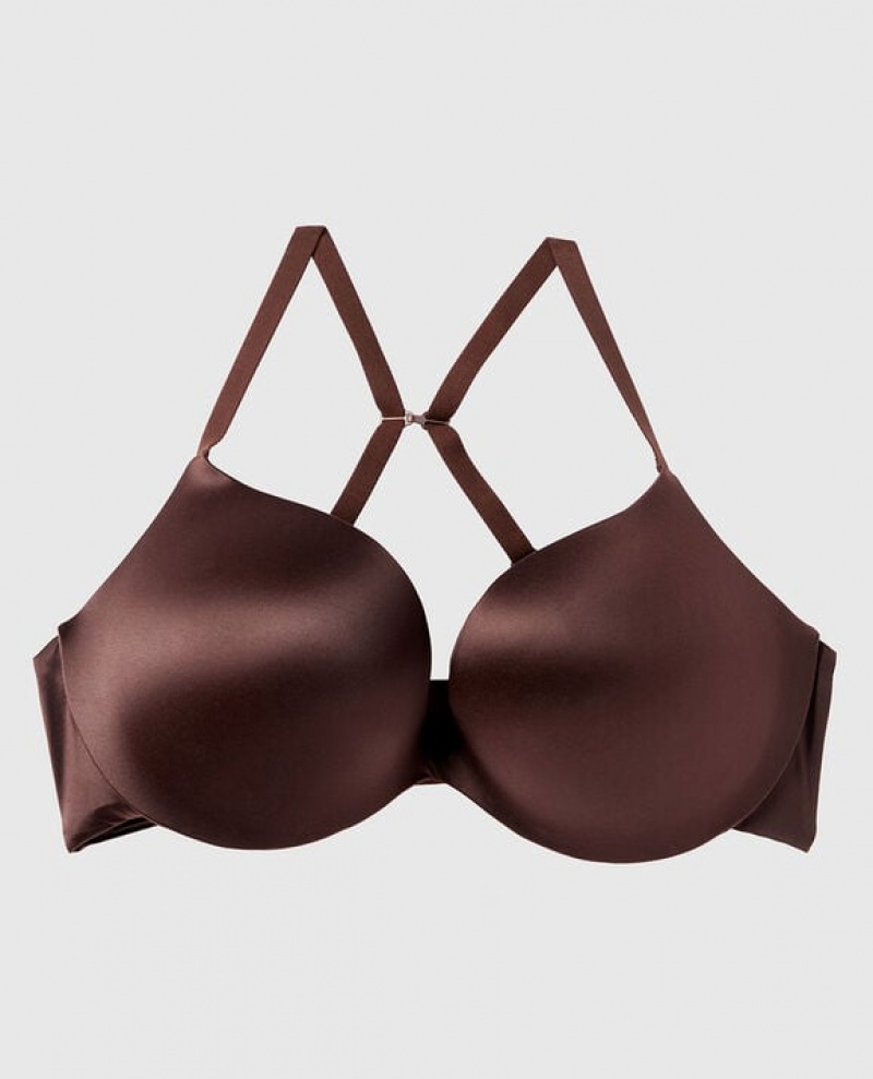 La Senza Push Up Women's Bras Beige | Fp7tODK3