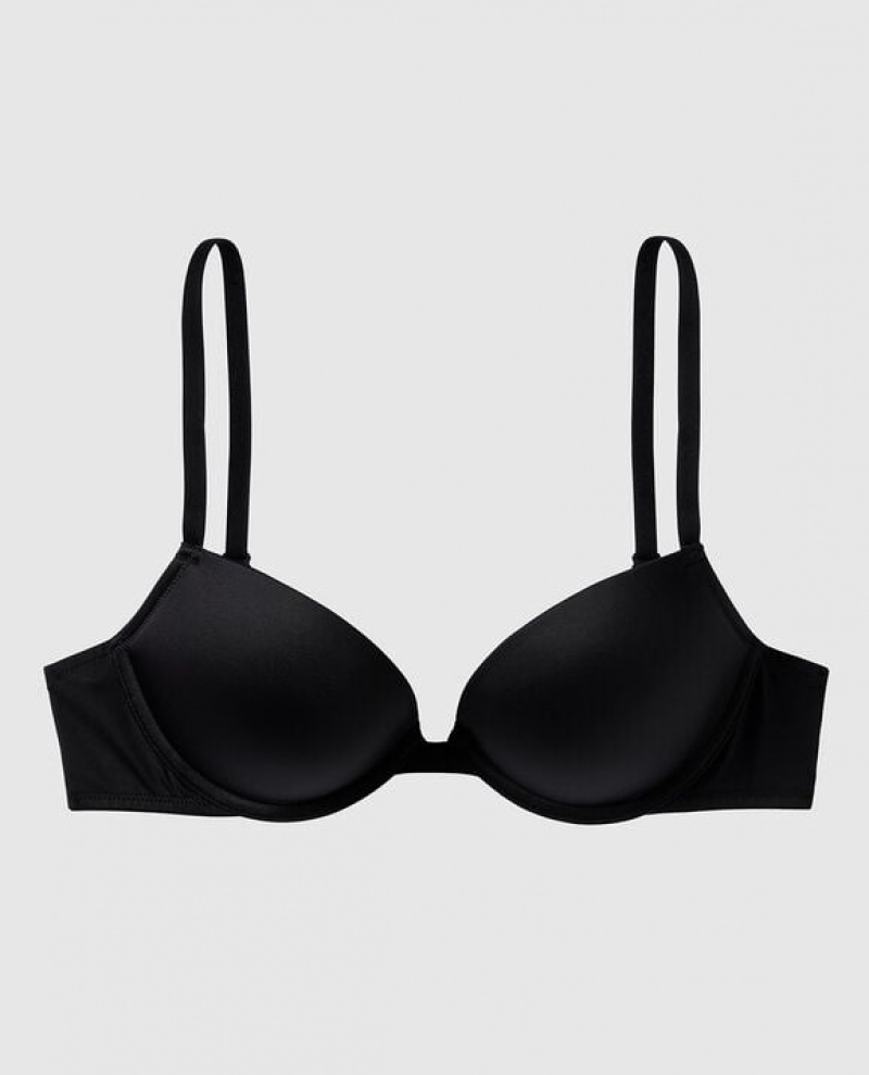 La Senza Push Up Women\'s Bras Black | Aagm47Lq