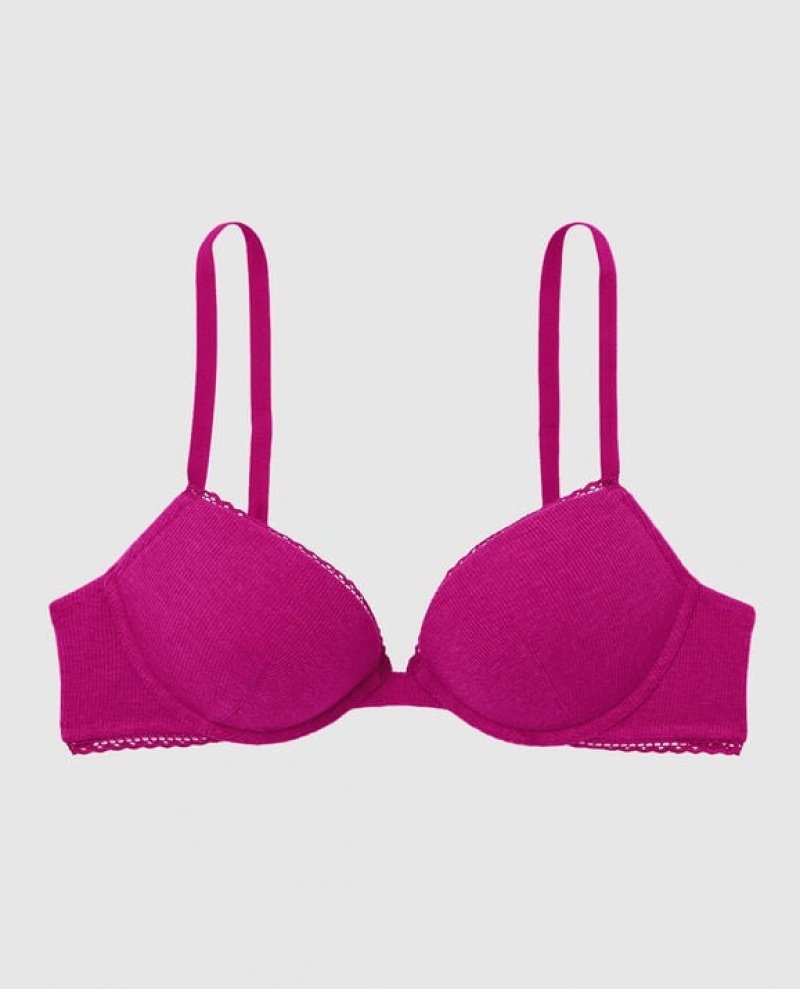 La Senza Push Up Women\'s Bras Pink | 7bzj7iam