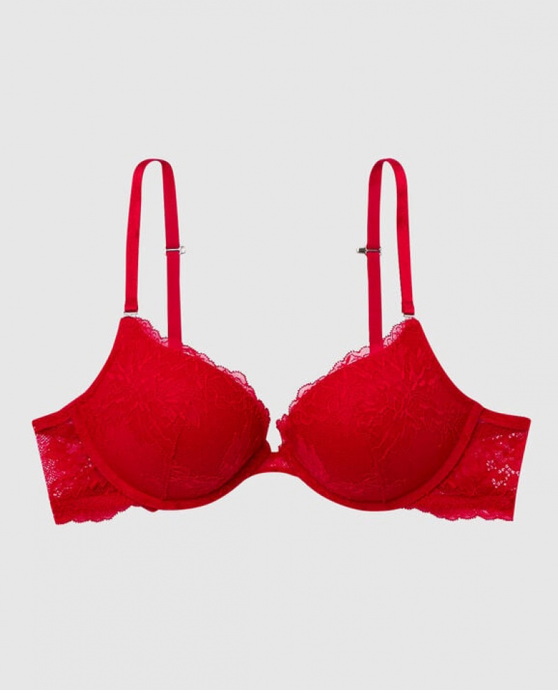 La Senza Push Up Women\'s Bras Red | kdrWnD3J