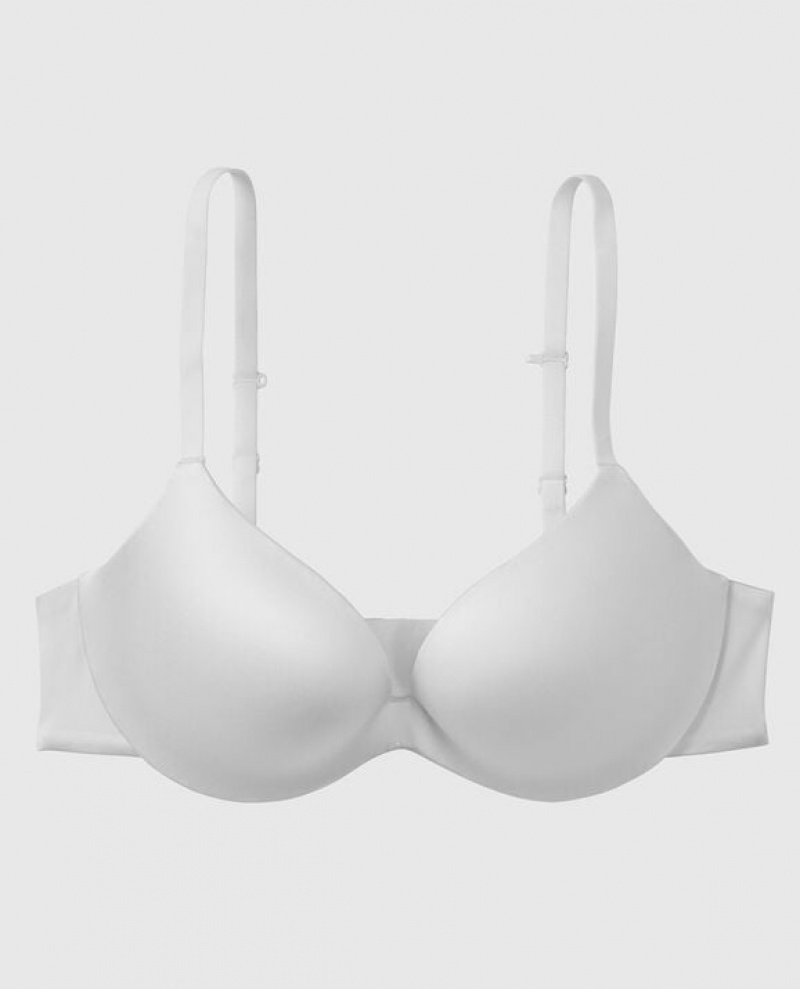 La Senza Push Up Women\'s Bras White | dDkutI7C