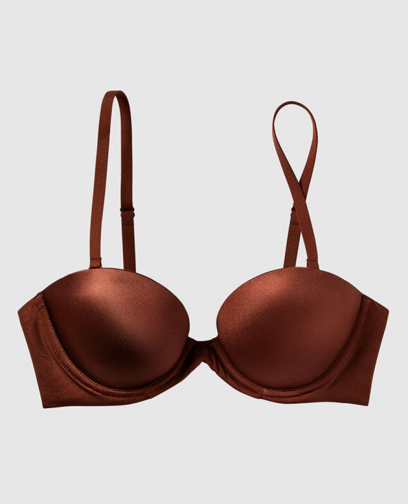 La Senza Strapless Push Up Women's Bras Andorra | HZrdrFp3