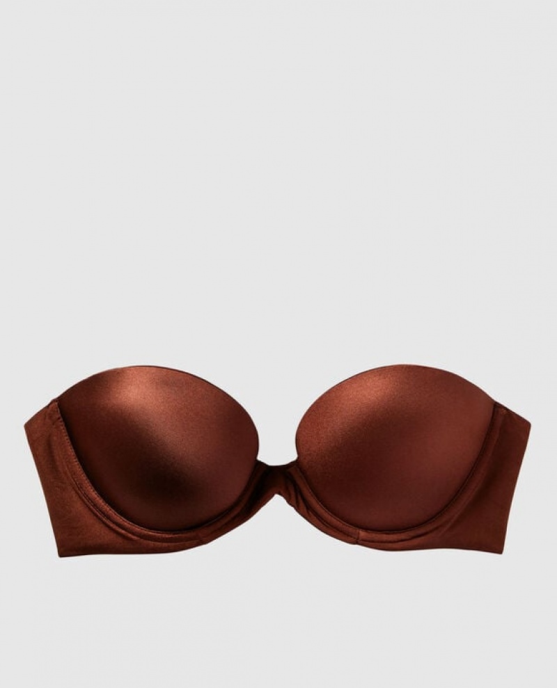 La Senza Strapless Push Up Women\'s Bras Andorra | HZrdrFp3